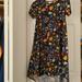 Lularoe Dresses | Lularoe Carly Dress | Color: Blue | Size: Xxs