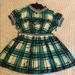 Burberry Dresses | Burberry Pleated Dress | Color: Blue/Green | Size: 6y