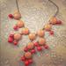 J. Crew Jewelry | Glam J Crew Orange Bubble Statement Necklace | Color: Gold/Orange | Size: Os