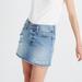 Madewell Skirts | Madewell Rigid Denim Straight Mini Skirt Jeans | Color: Blue | Size: 27