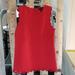 J. Crew Tops | Jcrew Red Scalloped Tank Top | Color: Red | Size: 00