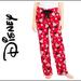 Disney Intimates & Sleepwear | Disney, Minnie Mouse, Pajama, Pants, Size Large | Color: Black/Red | Size: L