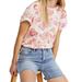 Free People Tops | Free People Tourist Oversized Floral Tshirt Nwt | Color: Pink | Size: M