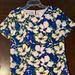 J. Crew Dresses | J. Crew Floral Shift Dress Size 4p | Color: Blue/Pink | Size: 4p