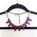 J. Crew Jewelry | J Crew Statement Necklace | Color: Gold/Purple | Size: Os