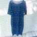 Lularoe Dresses | Lularoe Blue Print Dress Xl | Color: Blue | Size: Xl