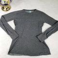 Anthropologie Tops | Damsel M Thermal Knit Top L/S Base Layer Henley | Color: Gray | Size: M