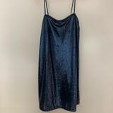Free People Dresses | Free People Blue Sequin Dress | Color: Blue | Size: Xs