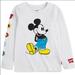 Levi's Shirts & Tops | Girls Levis And X Disney Mickey Mouse Tee | Color: White | Size: 6g