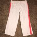 Nike Pants & Jumpsuits | Nike Cropped Pants | Color: Pink/White | Size: M