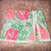 Lilly Pulitzer Shorts | Lilly Pulitzer Skort Size 6 Euc! | Color: Green/Pink | Size: 6