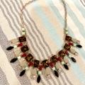 J. Crew Jewelry | J. Crew Stone Statement Necklace | Color: Brown/Gold | Size: Os