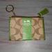 Coach Accessories | Coach Keychain Cardholder | Color: Brown/Green | Size: Os