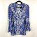 Free People Tops | Free People Blouse | Color: Blue/White | Size: S