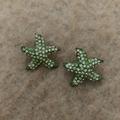 Lilly Pulitzer Jewelry | Lily Pulitzer Starfish Studs | Color: Green | Size: Os