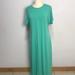 Lularoe Dresses | Lularoe Maria Maxi T Shirt Dress Large | Color: Green | Size: L