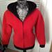 Disney Jackets & Coats | Disney Red Mickey Fleece Hoodie Jacket L Jr | Color: Black/Red | Size: Lj