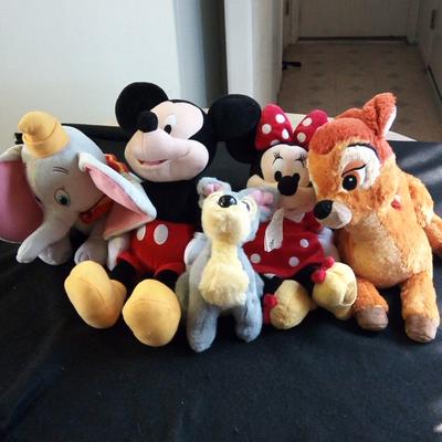 Disney Toys | Lot Of 5 Disney Plushies | Color: Brown/Gray | Size: Osbb
