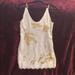 Free People Dresses | Free People Party Dress | Color: Gold/White | Size: L