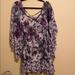 Free People Dresses | Free People Floral Dress | Color: Purple/White | Size: Xs