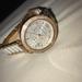 Michael Kors Accessories | Michael Kors Authentic Women’s Watch (With Links) | Color: Gold/White | Size: Os