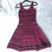 Jessica Simpson Dresses | Jessica Simpson Knitted Dress | Color: Black/Purple | Size: M