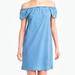 J. Crew Dresses | J Crew Indigo Off-The-Shoulder Dress | Color: Blue | Size: 8