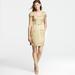 J. Crew Dresses | Jcrew Gold Metallic Foil Jacquard Dress | Color: Gold | Size: 6