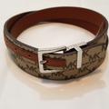 Michael Kors Accessories | Michael Kors Reversible Logo Belt Size Large | Color: Brown/Tan | Size: Large