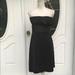 Zara Dresses | E5) Women’s Lightly Worn Strapless&Ruffled Dress | Color: Black | Size: M