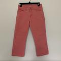 Levi's Jeans | Levi’s Light Salmon Cropped Denim Jeans | Color: Pink | Size: 4