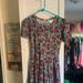 Lularoe Dresses | Lularoe Amelia Xs | Color: Gray/Pink | Size: Xs