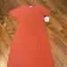 Lularoe Dresses | Lularoe Maria Maxi Dress - Xs - Solid Rust | Color: Orange | Size: Xs