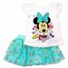 Disney Matching Sets | Disney Minnie Mouse Cute Sparkly Outfit 2018 | Color: Silver | Size: Various