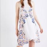 Free People Dresses | Free People Intimately Swing Slip/Dress | Color: Blue/White | Size: Xs
