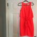 Jessica Simpson Dresses | Jessica Simpson Neon Orange Tie Front Dress | Color: Orange | Size: 4