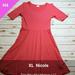 Lularoe Dresses | Lularoe Nicole Salmon Color Dress Xl | Color: Pink/Red | Size: Xl