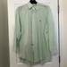 Ralph Lauren Shirts | Classic Fit Green Ralph Lauren Button Down Shirt | Color: Green/White | Size: 17.5