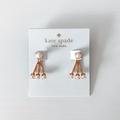 Kate Spade Jewelry | Kate Spade Gold Pearl Cuff Stud Earrings & Dustbag | Color: Gold/White | Size: Os