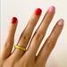 J. Crew Jewelry | J. Crew Neon Yellow Enamel Ring | Color: Yellow | Size: 5