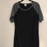 Lularoe Dresses | Julie Dress | Color: Black/Gray | Size: M