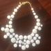 J. Crew Jewelry | J Crew White Gemstone Statement Necklace | Color: White | Size: Os