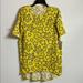 Lularoe Tops | Lularoe Yellow Patriotic Irma Tunic Top Size Xxs | Color: Blue/Yellow | Size: Xxs