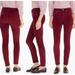 J. Crew Jeans | J. Crew Red 9" High-Rise Toothpick Jean 28t | Color: Red | Size: 28t