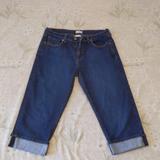 Levi's Jeans | Levi's 515 Red Tab Denim Capri W/Cuffs Size 8 | Color: Blue | Size: 8