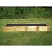 Arlmont & Co. Negron 2 ft x 8.5 ft Wood Raised Garden Bed Wood in Brown | 11 H x 26 W x 100 D in | Wayfair 3F534465B633465BB2D1146134415774