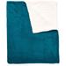 BH Studio Sherpa Microfleece Blanket by BH Studio in Teal (Size TWIN)