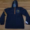 Adidas Jackets & Coats | Pacers 1/4 Zip Pullover Hood | Color: Blue/Gold | Size: L