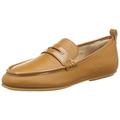 Fitflop Women's Lena Penny Loafer Flat, Light Tan, 3 UK