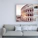 Ebern Designs Dolce Vita Rome 3 Colosseum IV by Philippe Hugonnard - Wrapped Canvas Photograph Print Canvas in Gray/Orange/White | Wayfair